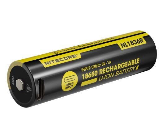 ELKO: 1397950 Nitecore aku NL1836R 3600mAh