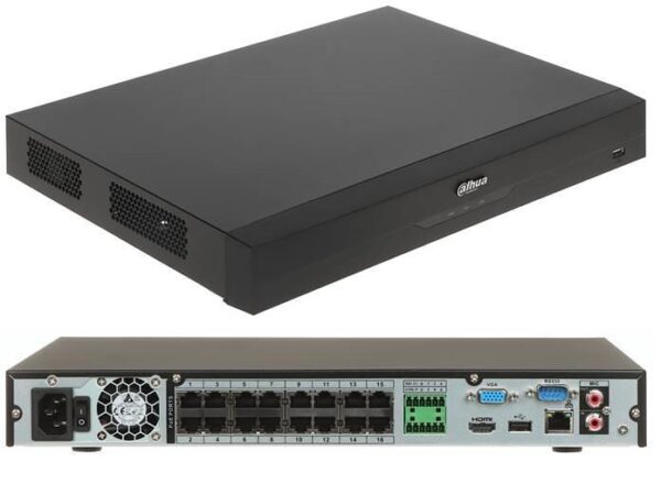 Dahua NVR4216-16P 16-kanaliga PoE videovalve salvesti