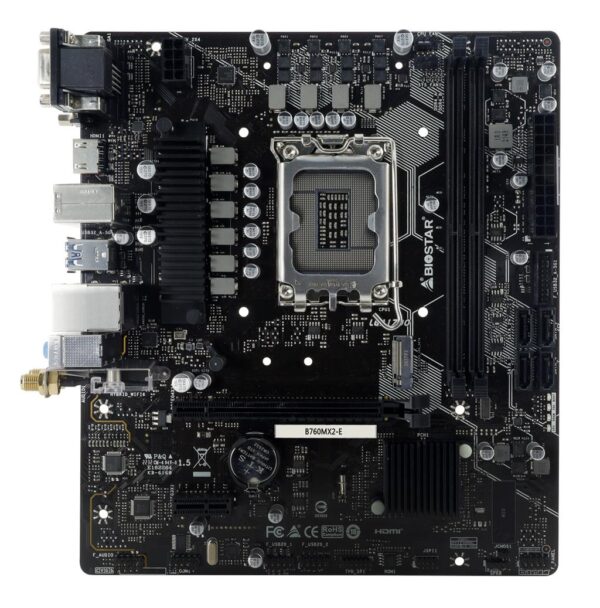 Emaplaat Biostar B760MX2-E DDR5 LGA1700 Micro-ATX