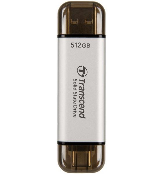 Transcend ESD310 512GB väline SSD (silver)