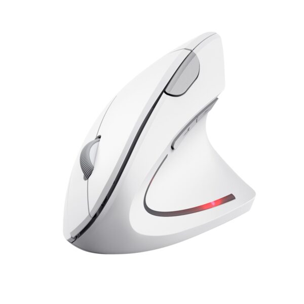 Trust juhtmevaba ergonoomiline hiir Verto valge 25132