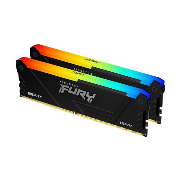 Kingston Fury Beast RGB 32GB DDR4-3200 mälukomplekt