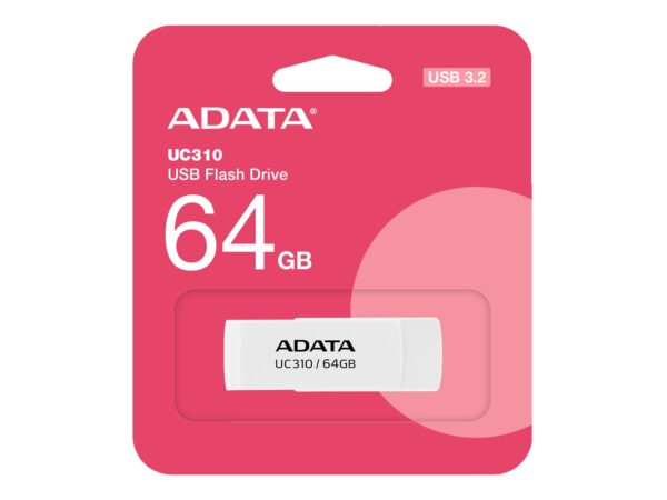 ELKO: 1404798 Adata USB mälupulk 64GB UC310 valge