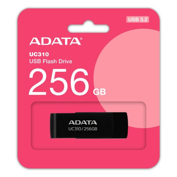 ADATA USB-mälupulk UC310 256GB must USB 3.2