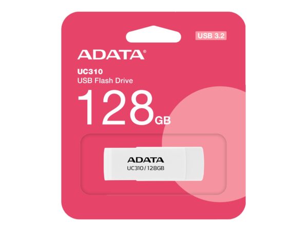 ELKO: 1404804 ADATA USB-mälupulk 128GB UC310 valge UC310-128G-RWH