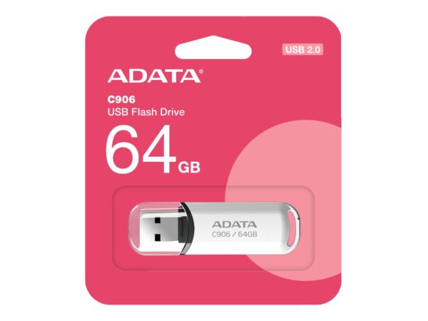 ELKO: 1404815 ADATA USB mälupulk 64GB USB 2.0 valge AC906