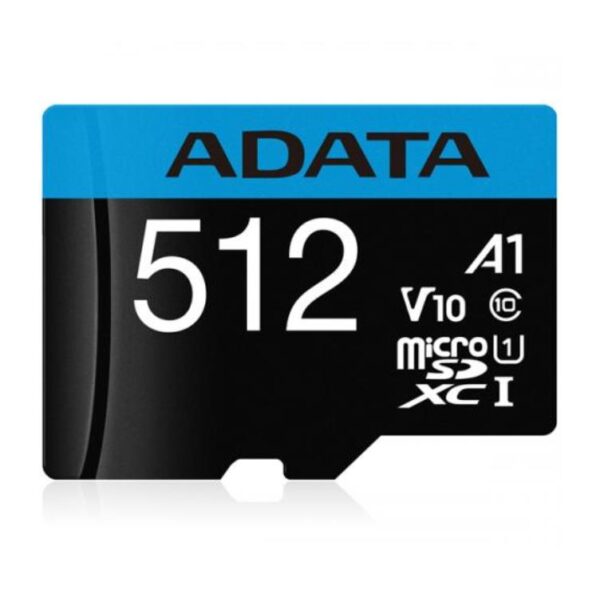 ELKO: 1404836 ADATA | microSDXC mälukaart 512GB | adapteriga | AUSDX512GUICL10A1-RA1