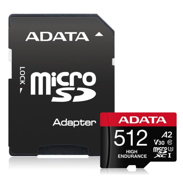 ADATA | microSDXC mälukaart 512GB | adapteriga V30 | AUSDX512GUI3V30SHA2-RA1