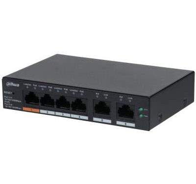 ELKO: 1405040 Dahua võrgulüliti CS4006-4GT-60 4-port PoE 60W