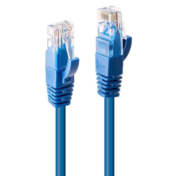Lindy CAT6 kaabel 0.5m sinine