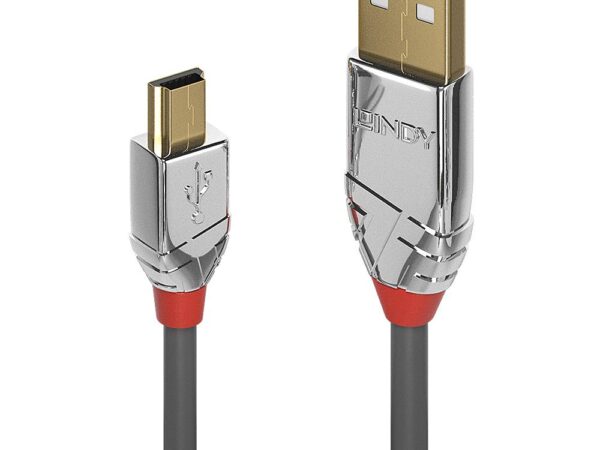 Lindy | USB2 A to Mini-B kaabel | 36631 | 1m | Cromo