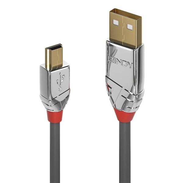 Lindy | USB2 A to Mini-B kaabel | 36631 | 1m | Cromo