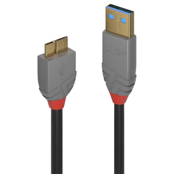 Lindy | USB3.2 A to Micro-B kaabel 0.5m | Anthra | 36765
