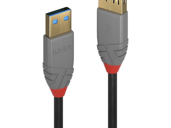 Lindy | USB3.2 pikenduskaabel 2m | Anthra | 36762