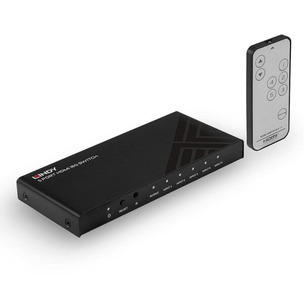HDMI lüliti Lindy 5-port