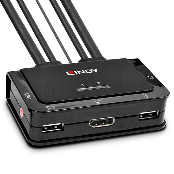 Lindy 42344 kvm switch usb displayport