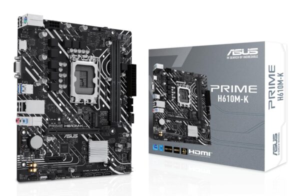 ASUS emaplaat Prime H610M-K DDR5 LGA1700 Micro-ATX