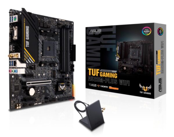 ELKO: 1405265 Asus TUF Gaming A520M-Plus WiFi AM4 emaplaat