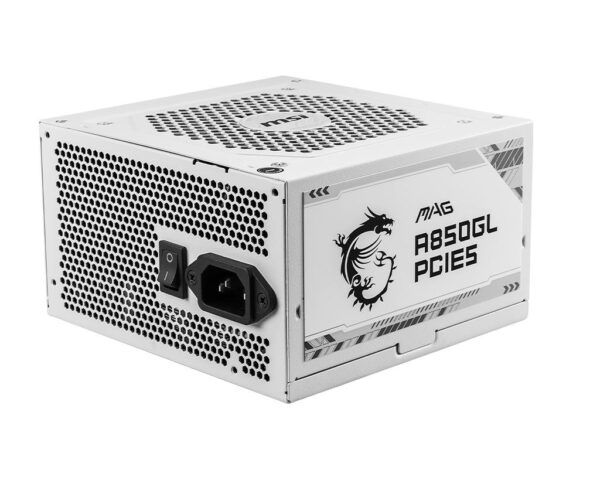 Msi MAG A850GL PCIE5 850w toiteplokk valge
