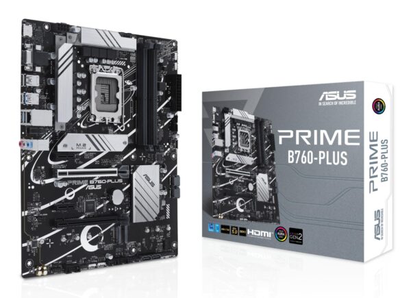 Asus Prime B760-Plus lga1700 ddr5 atx emaplaat