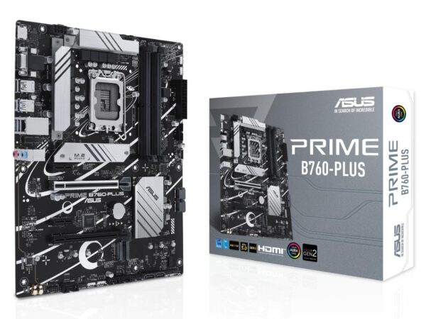 ELKO: 1407044 Asus Prime B760-Plus lga1700 ddr5 atx emaplaat