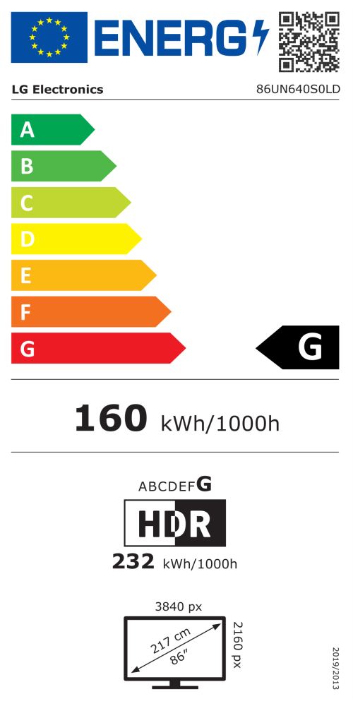 LG 86" 4K ekraan 86UN640S0LD