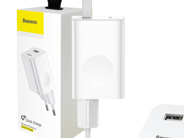 Baseus Laadimise Kiirlaadija USB 3.0 - Valge
