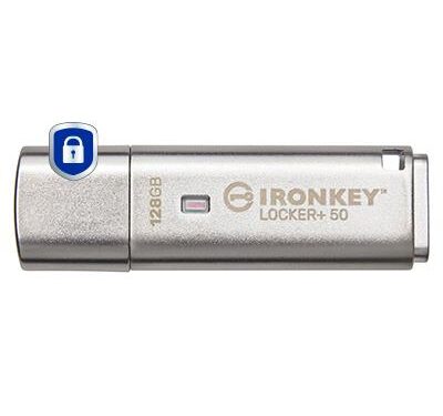ELKO: 1408394 USB-mälupulk Kingston IronKey LP50 128GB USB 3.2