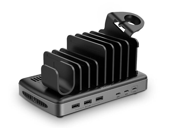 ELKO: 1408916 Lindy 160W 6-port USB laadimisjaam (73436)