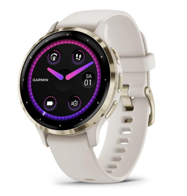 Garmin | Venu 3S nutikell | 010-02785-04 | Elevandiluu/Kuld