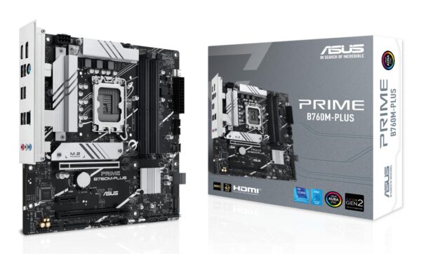 Asus PRIME B760M-PLUS ddr5 lga1700 emaplaat