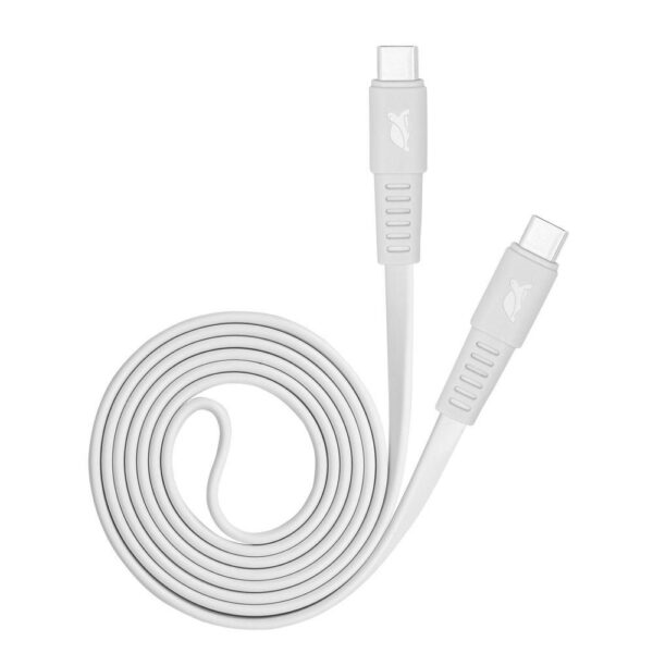 RivaCase | USB-C to USB-C kaabel | PS6005 WT12 | 1.2m | Valge