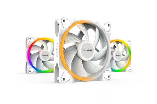 Be Quiet korpuseventilaator Light Wings PWM 120mm valge
