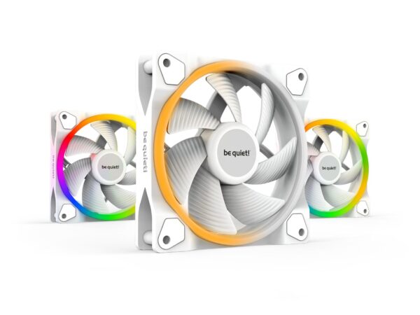 Be Quiet korpuseventilaator Light Wings PWM 120mm valge
