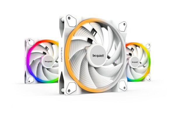Korpuseventilaator Be Quiet Light Wings PWM High-Speed 140mm valge