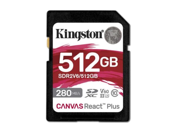 Kingston | SDXC mälukaart 512GB | UHS-II | SDR2V6/512GB