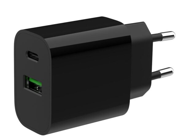 Gembird USB laadija QC3.0 must