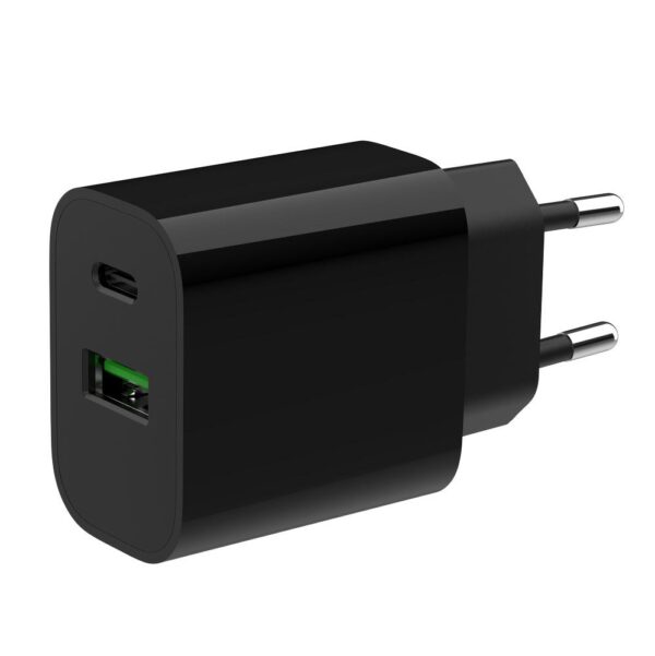 Gembird USB laadija QC3.0 must