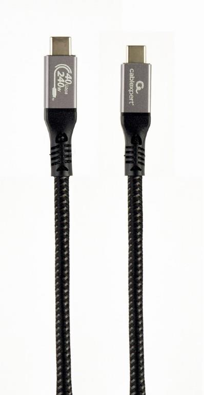 Gembird | USB-C to USB-C kaabel | CCBP-USB4-CMCM240-1.5M | 1.5m | 240W