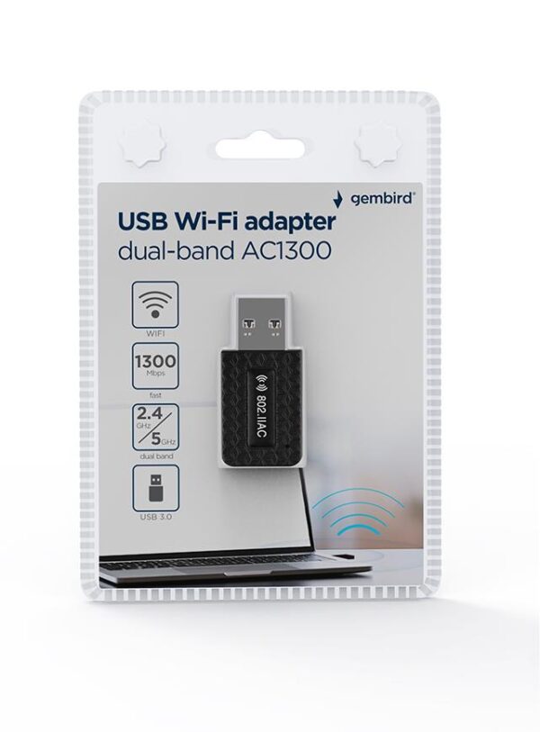 Gembird USB WiFi adapter 1300Mbps