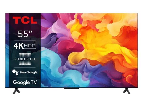 ELKO: 1413730 TCL 55T8C | 55” QLED 4K Smart TV | Google TV | UHD