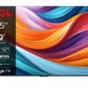 ELKO: 1413751 TCL 85T7B | 85” QLED 4K Smart TV | Google TV | UHD | WiFi | Bluetooth