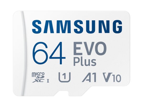 Samsung | microSDXC EVO Plus mälukaart 64GB | V10 adapteriga | MB-MC64SA/EU