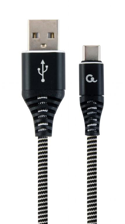 Gembird | USB-C to USB2 kaabel | CC-USB2B-AMCM-2M-BW | 2m | Must/Valge
