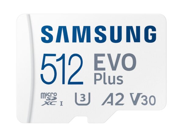 ELKO: 1413967 Samsung mälukaart EVO Plus microSDXC 512GB V30 koos adapteriga