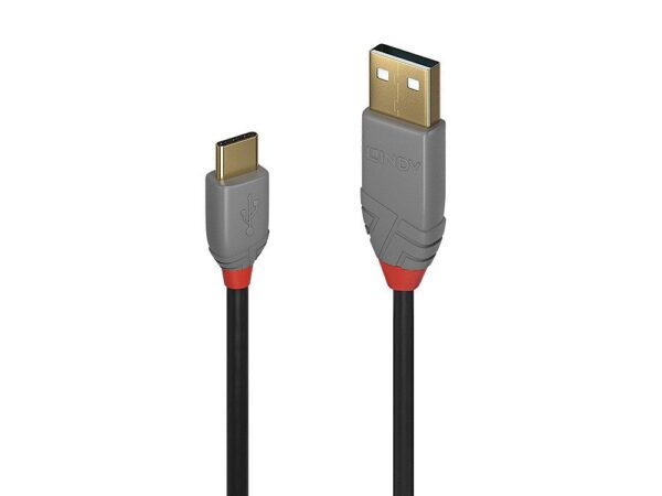 Lindy | USB2 C-A kaabel | 36886 | 1m | Anthra