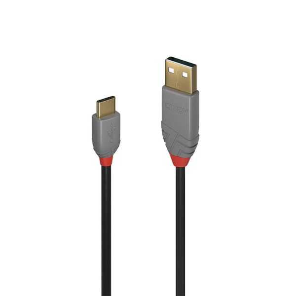 Lindy | USB2 C-A kaabel | 36886 | 1m | Anthra