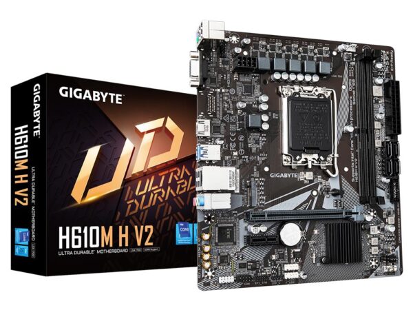 Gigabyte emaplaat H610M H V2 DDR5 LGA1700 Micro-ATX