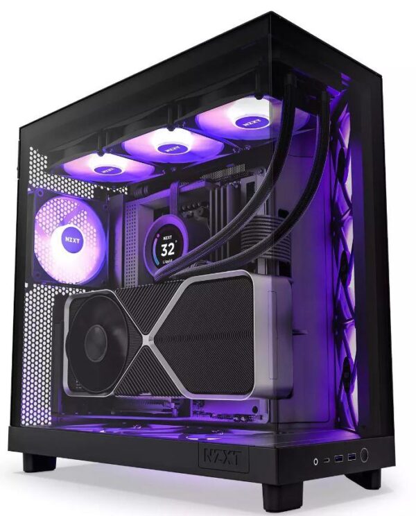 Nzxt H6 Flow RGB must arvutikorpus CC-H61FB-R1