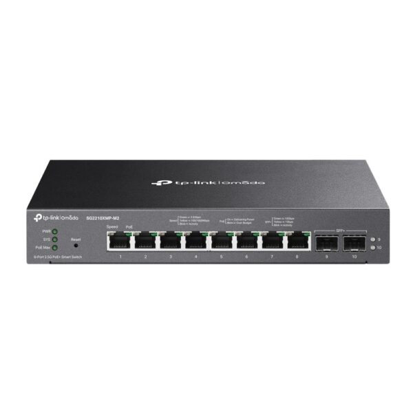TP-Link SG2210XMP-M2 8x2.5GbE PoE+ L2 switch 160W